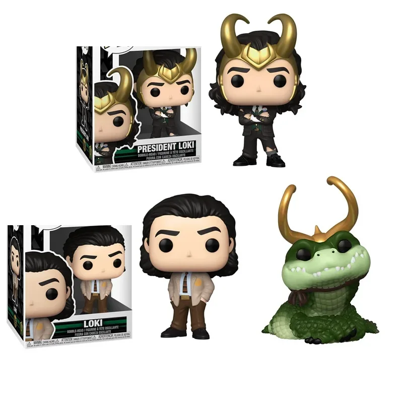 thumbnail image 4 of FUNKO President Loki 898# 895# Loki 747# Venomized Loki 368# 901# ALLIGOTAR LOKI 02# Figuras de acción de vinilo con cabezones, 4 of 5