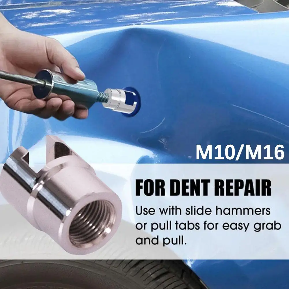 

Car Dent Repair Puller Iron Head Adapter Screw Tip For Slide Hammer Paintless Dent Repair Tool M10//M16 Dent Repair Adapter Q9M5