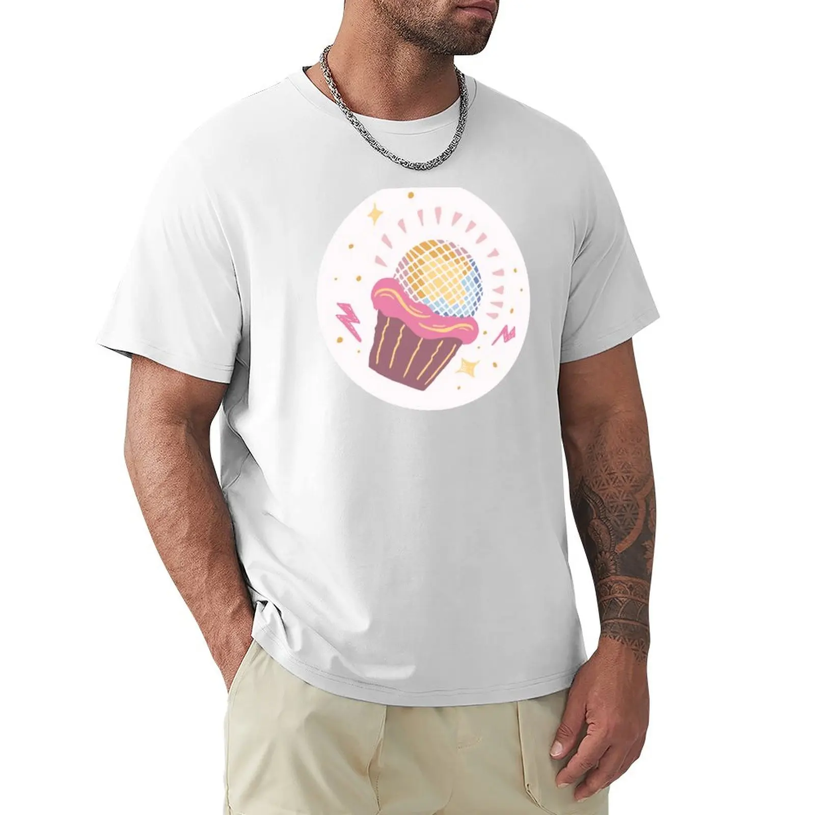 

Disco Cupcakes T-shirt tops tees fruit of the loom mens t shirts