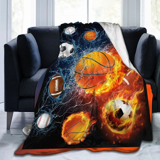 Fly Fishing Throw Blanket, Soft Lightweight Blankets Flannel Blanket for  Sofa Bed Office Holiday