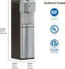 Reverse Osmosis  Water Cooler Dispenser - Self-Cleaning, Dispenses Hot and Cold Water,  Meter, Child S 3