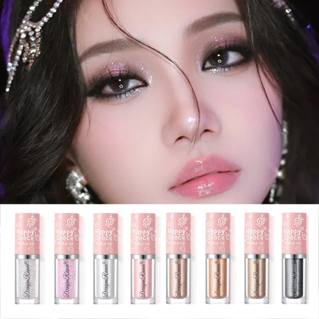 Brightening Crystal Silkworm Eyeshadow Glossy Shiny Liquid Highlighter Shadow Stick Diamond Glitter Eye Beauty Party Makeup Tool