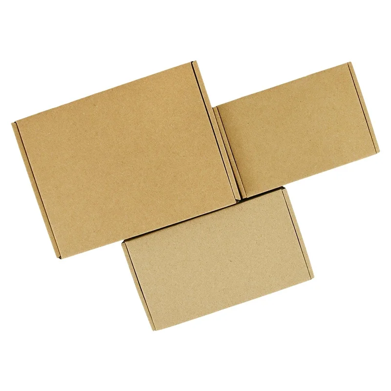 Multi size 5-piece brown kraft paper guest wedding gift handmade soap packaging gift box Christmas biscuit candy packaging box