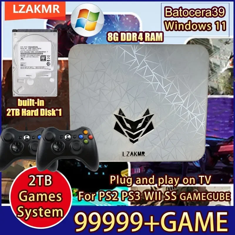 Dual System Windows11 2TB Game System NEW Upgrade I5-6600 AK1 Pro 