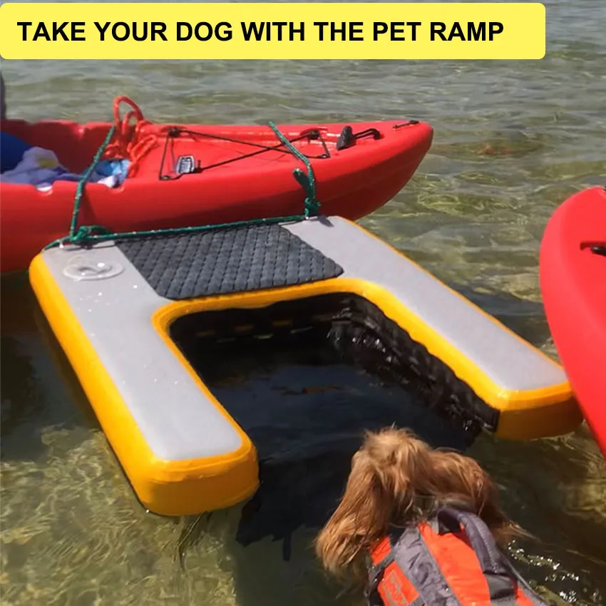 Dwf Inflatable Dog Boat Ladder Water Climb Pet Ramp Platform For Pool,  Lake, Boats Docks Portable Inflatable Dog Ramp - Inflatable Toys -  AliExpress