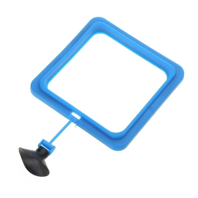 Betta Feeding Ring Round Square Floating Feed Circles Suitable for Small Fish Reducing Waste & Maintain Water Quality 5