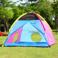 Kids Play Tent Indoor Outdoor Playhouse Tents for Boys And Girls Children’s Game Center with Mesh Top & Tunnel Doors