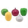 Creative Plastic Garlic Keeper Fresh-Keeping Reusable Garlic Saver Container White Sealed Vegetable Fruit Containers Lemon 1