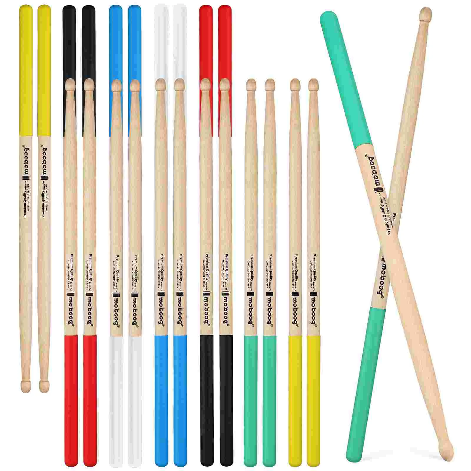 

12 Pairs Drum Practice Sticks Wooden 7a Percussion Instrument Maple Drums Child