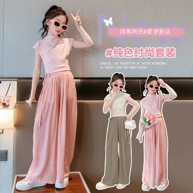 Conjuntos Verano Niña Conjunto De Pantalones Cortos De Manga Corta