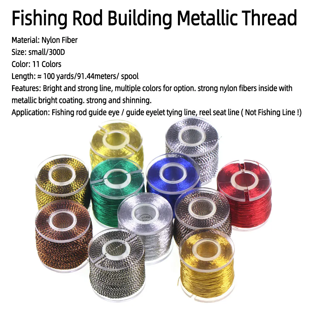 Metallic Fishing Rod Thread 3