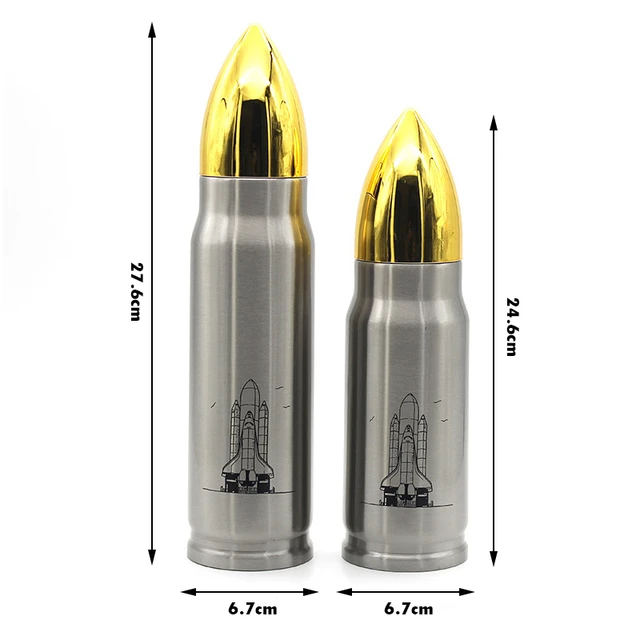 1l bullet shaped thermoses flask customized