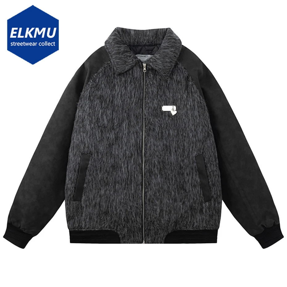

2023 Winter Jacket Thicken Parkas Men Fashion Thicken Warm Coat Streetwear Harajuku Loose Casual Padded Jackets
