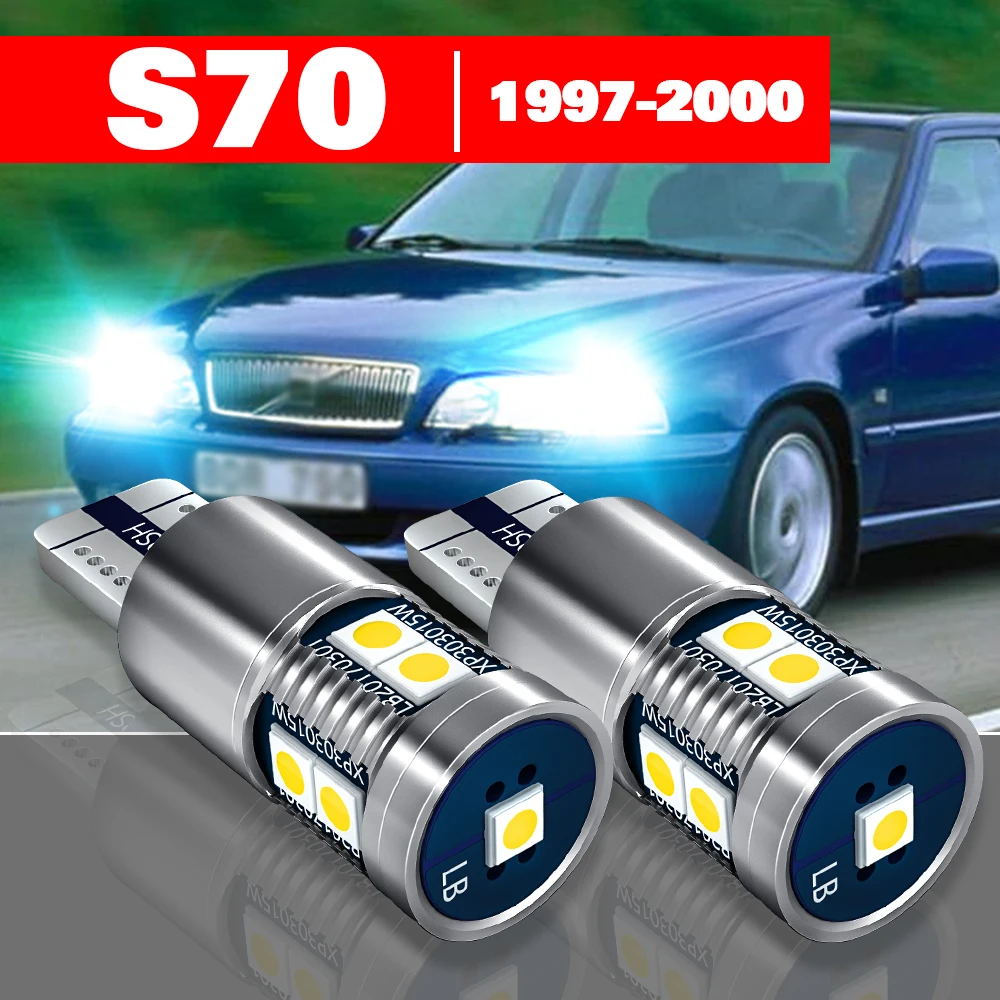 

For Volvo S70 1997-2000 2pcs LED Parking Light Clearance Lamp Accessories 1998 1999
