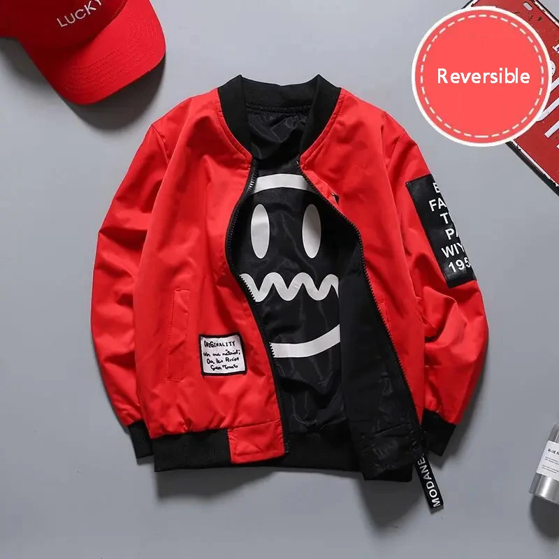 Boys Double-sided Jacket Blue