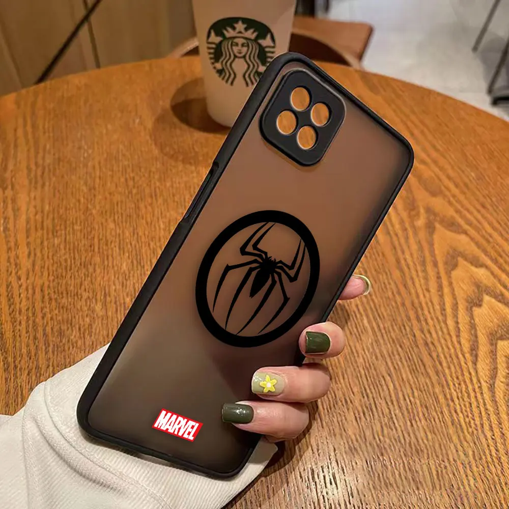 thumbnail image 1 of Funda mate para OPPO A97 A96 A95 A94 A93 A92 A92S A78 A74 A73 A72 A57 A55 A54 A53 A17 A16 4G 5G Logo Marvel Lron Spider-Aan, 1 of 5