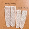 Summer Kids Girl Sock Retro Lace Ruffle Hollow Lovely Calf Sock for Children Girl Thin Breathable Frilly Princess Sock Kid Stuff 3
