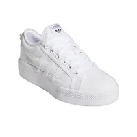 Adidas Originals Nizza Platform Fabric Low top Skateboard Shoes Femme Blanc 4