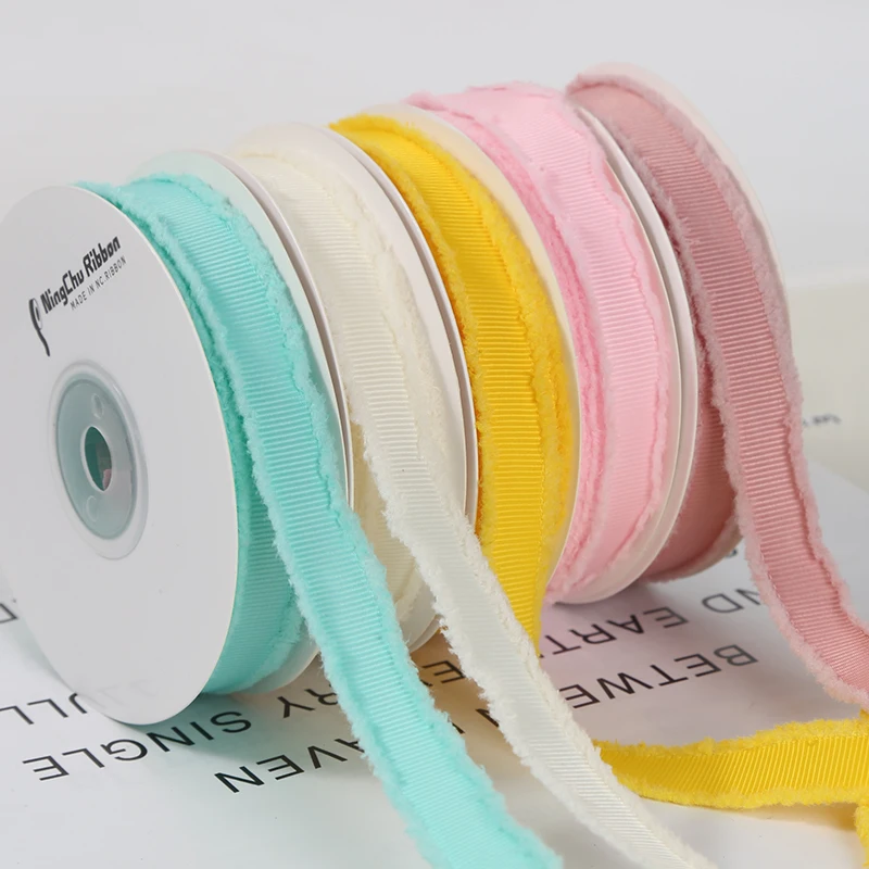 Encrypt Ribbon 16mm-Encryption-Plush-Edge-Ribbed-Band-Ribbon-Wedding-Bow-High-End-Gift ...