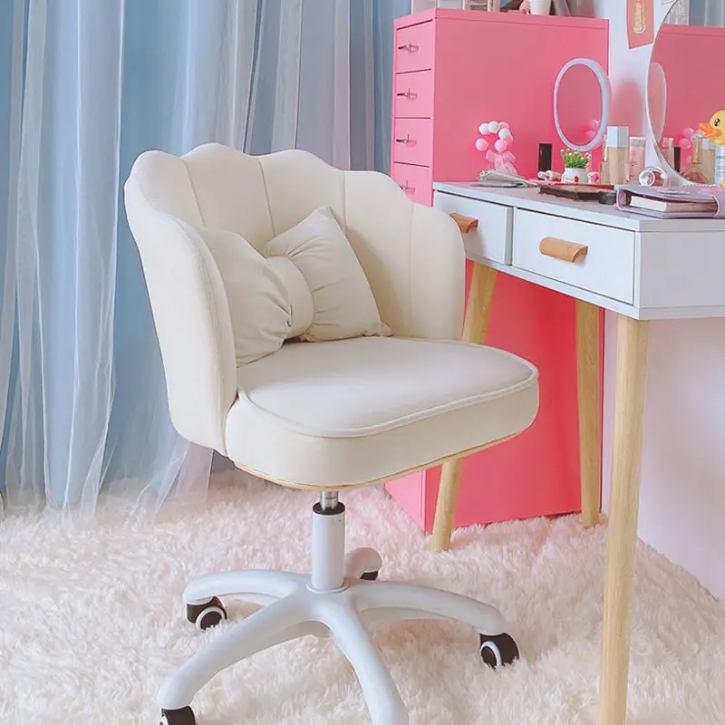 FurnitureR Sedia da scrivania Task, sedia girevole con schienale aperto, azzurro, altezza regolabile, per ufficio