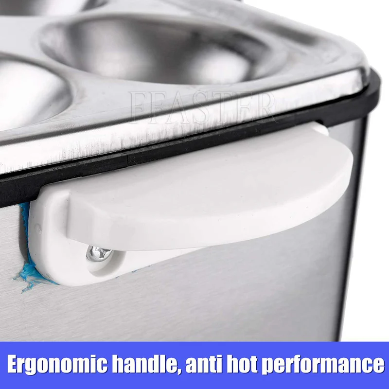 Description Picture 5 of item110V/220V Commercial Egg Sausage Roll Cooker Electric Eggs Hot Dog Boiler Steamer Omelette Master Cup Breakfast Machine 10 Holes