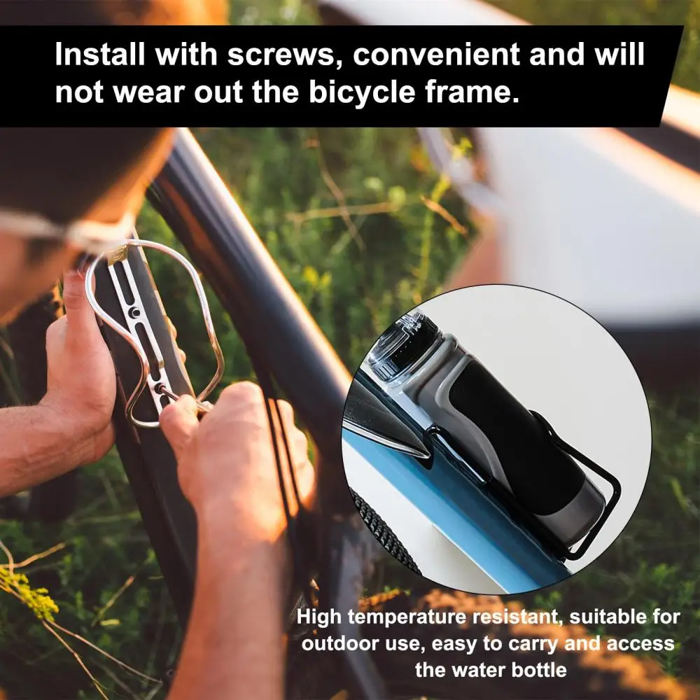 Bicycle Bottle Holder Aluminum alloy Mountain Bike Water Cup Holder Bicycle Water Bottle Rack Cycling Accessories