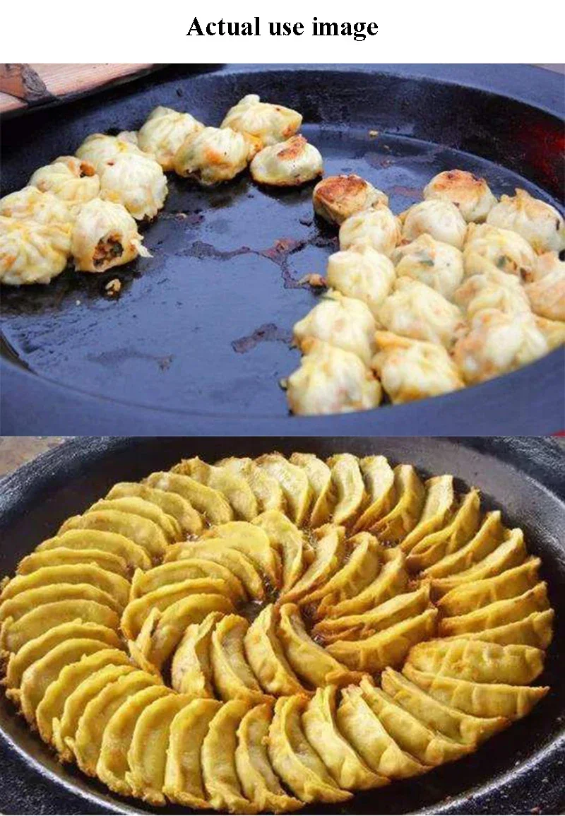 Automatic Rotary Fried Frying Dumpling Furnace Small Frying Pan Sticking Fried Frying Pan Dumpling Machine YC-62 5