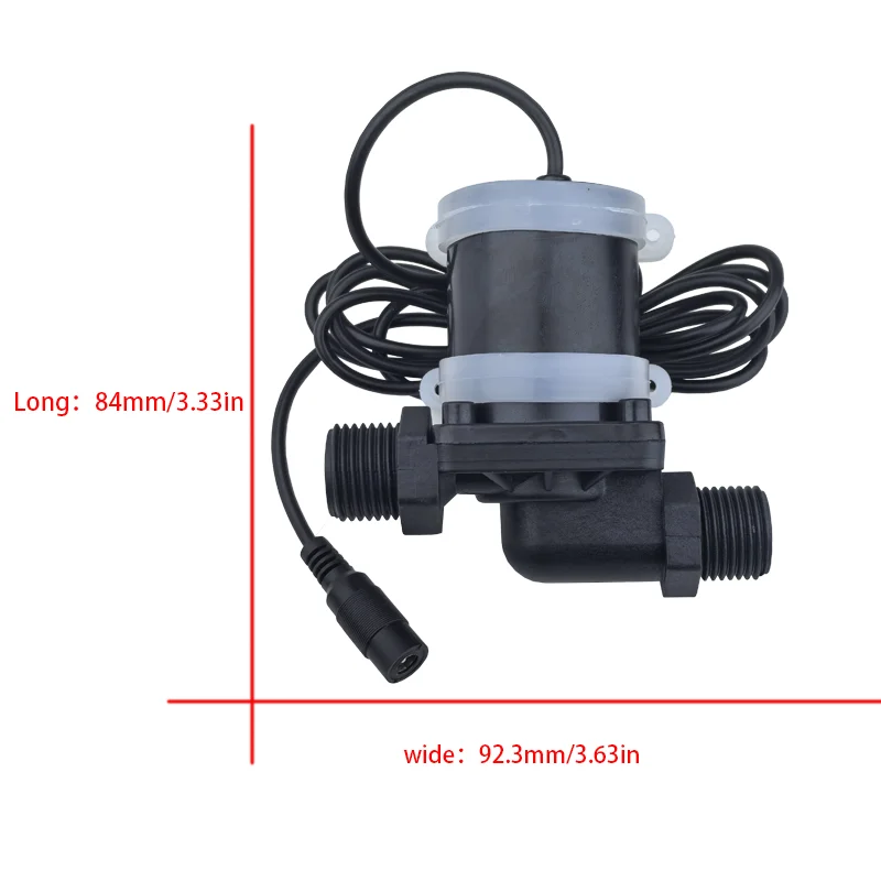 900L/H miniature brushless DC booster pump with a head of 7M, warm air water-cooled circulation pump, solar water heater 4 900L/H miniature brushless DC booster pump with a head of 7M, warm air water-cooled circulation pump, solar water heater 4