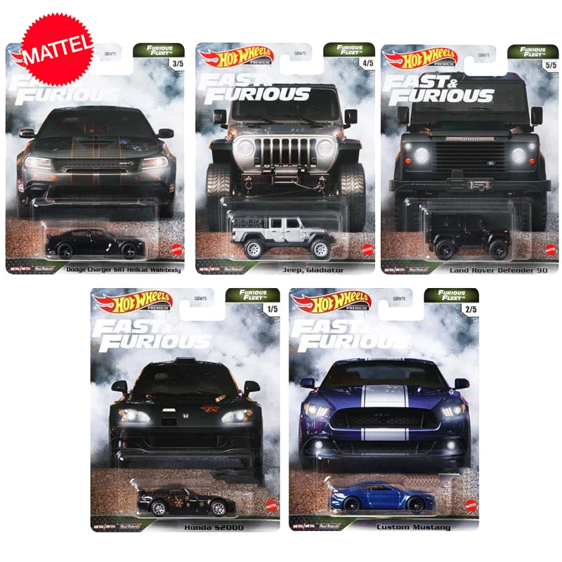 

Original Hot Wheels Car Fast and Furious 13 Honda S200 Custom Mustang Dodge Land Rover Toys for Boys Voiture Collection Kid Gift