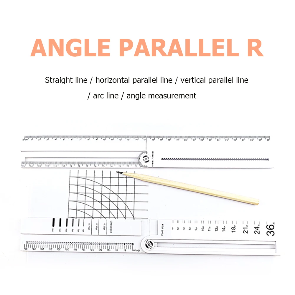 Folding Geometric Ruler - Multifunctional Drawing  Drafting Tool