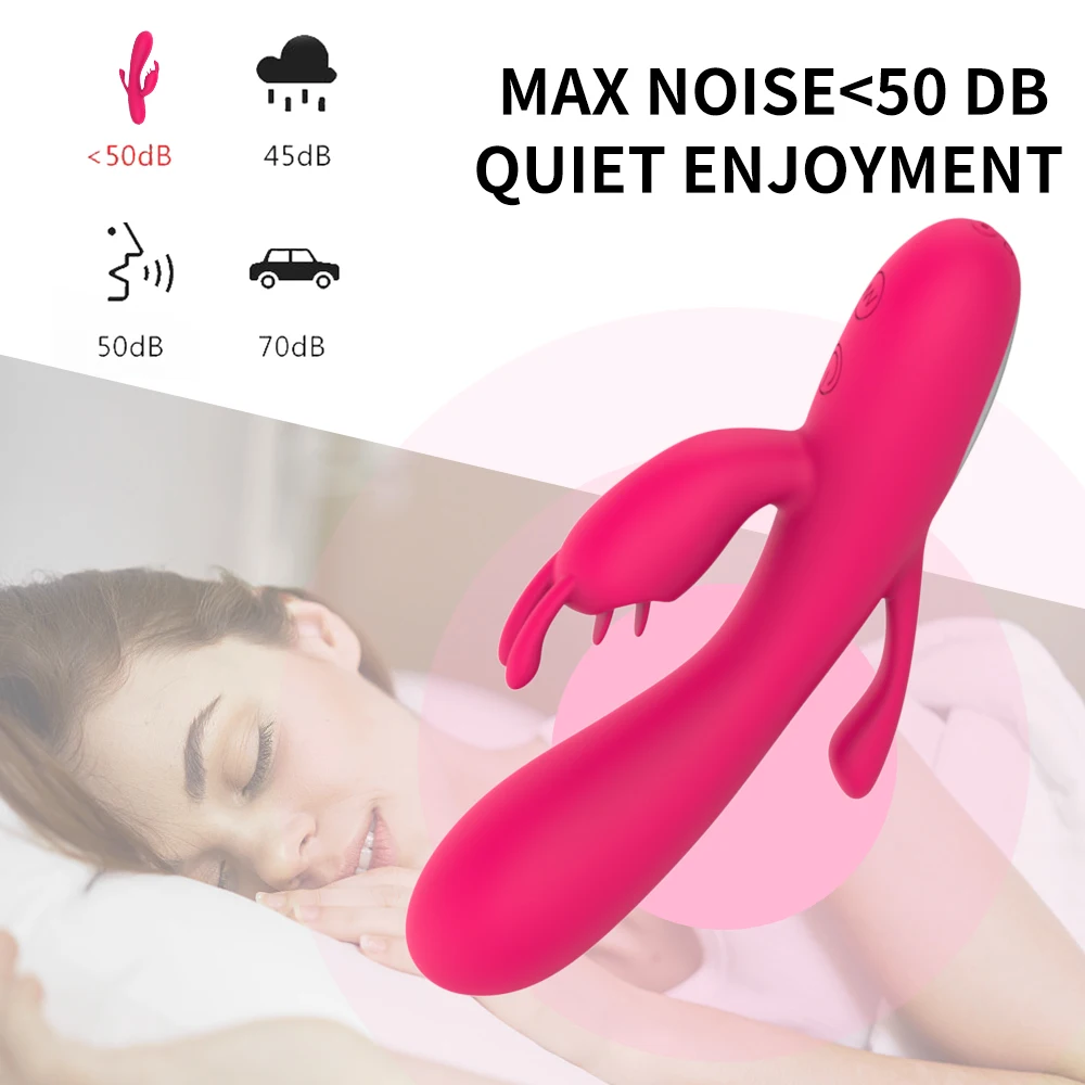 Rabbit Dual Motor Vibrator Anal Dildo Vibrator 12 Geschwindigkeiten Vibration Sexspielzeug für Frauen G-Punkt Massagegerät Clit_voghion.com