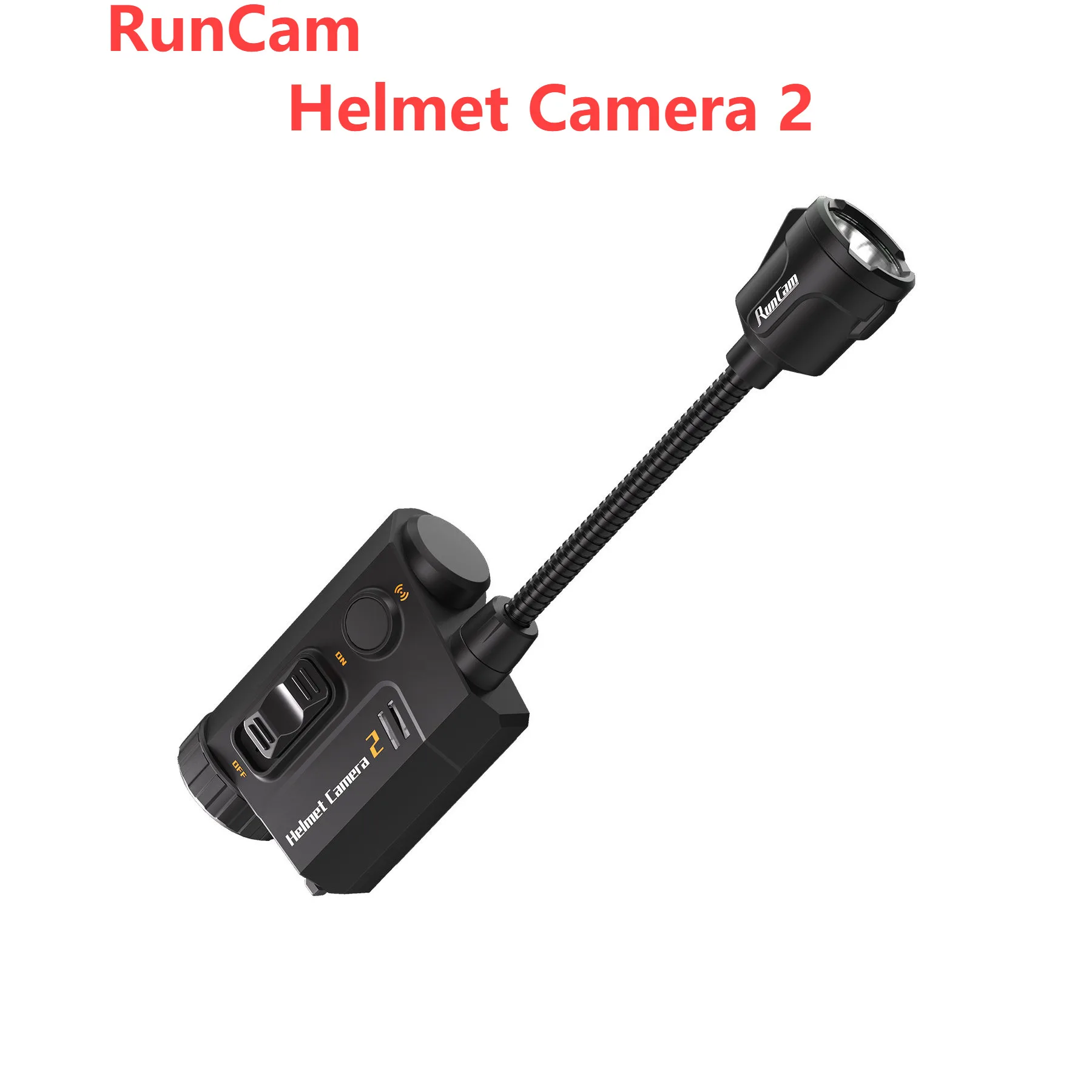 RunCam Helmet Camera2 Headset Action Camera/Dashcam with Night Vision, Long Battery Life, and Waterproof Design - 2