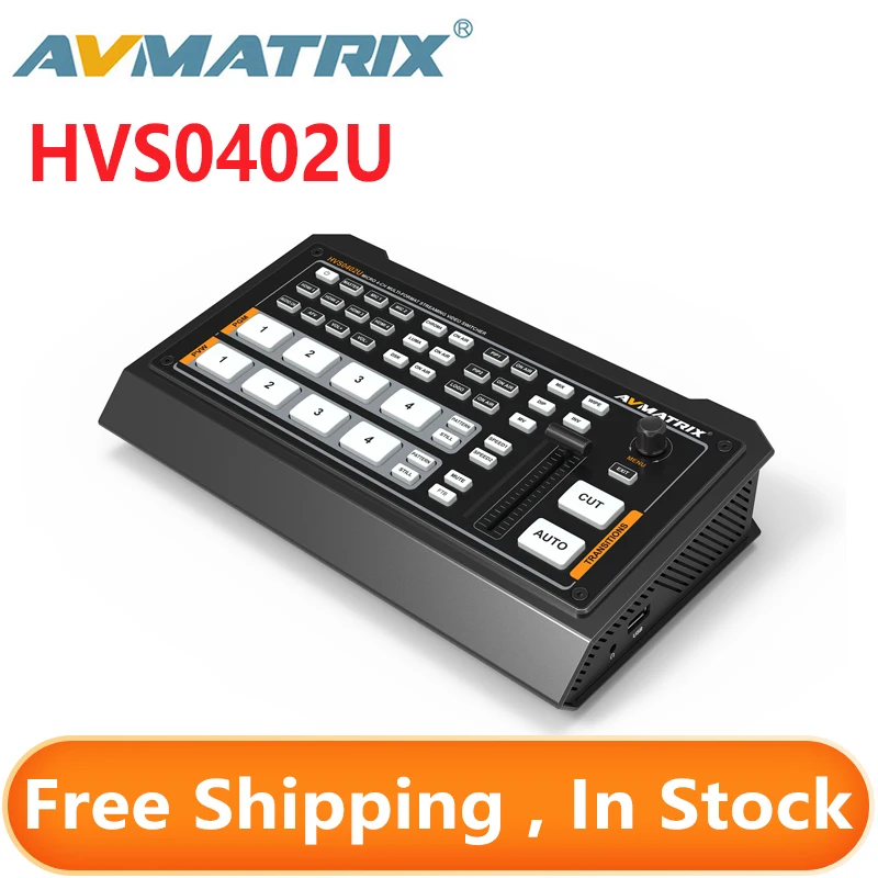 AVMATRIX HVS0402U микро 4-канальный HDMI-совместимый переключатель потокового видео в