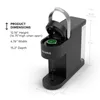 Black Single Serve K Cup Pod Coffee Maker 5