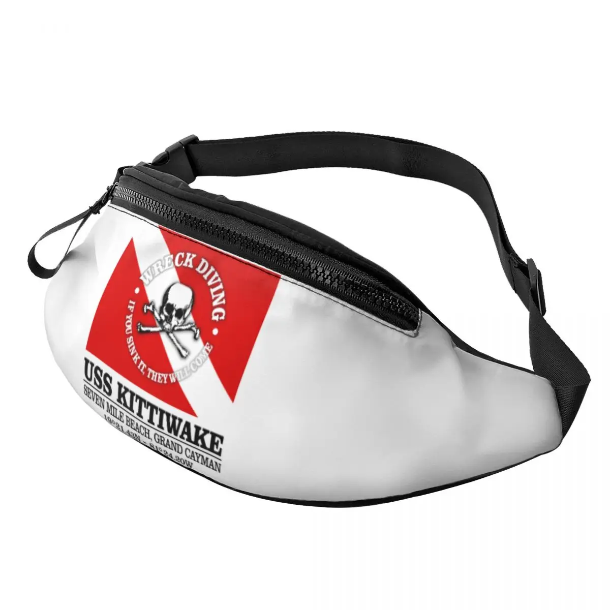 CustomUSSKittiwakeScubaDivingFannyPackforWomenFashionDiver