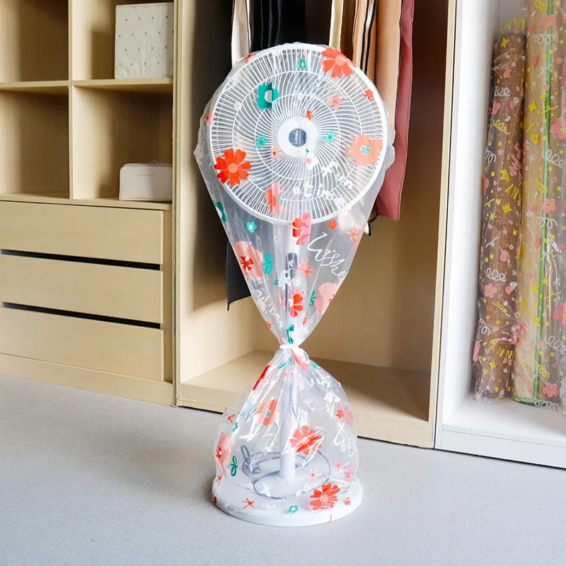 Floor Fan Protective Cover Household Fine and Dense Stitching Dustproof Prevent Aging of Fans Electric Fan Covers Stand Fans