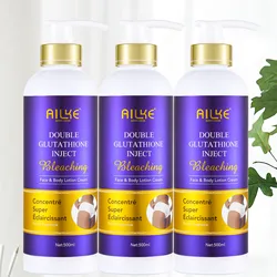 AILKE Radiant Glow Women's Skincare Kit: Brightening & Nourishing Essentials with Lotion, Serum, Dark Spot Cream, Body Cream, and Soap (3 Collagen Lotion)