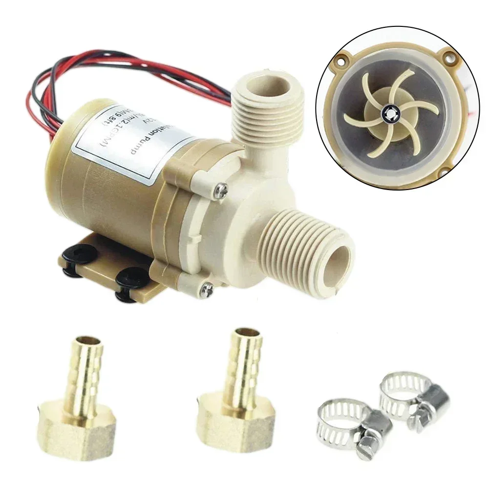 12V DC Quiet Solar Hot Water Circulation Pump High Quality Coupler Home Improvement Plumbing Accessories Solar Water Pumps Kits