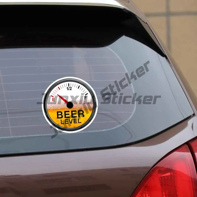 

Funny Beer Level Meter Gauge Decal PVC Car Sticker Waterproof Camper JDM Racing Stickers Vinyl Decals Motorcycle Car Stickers