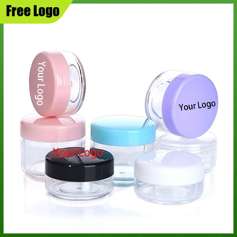 

Wholesale Empty Cosmetic Containers Travel Essentials PortableTransparent Plastic Bottles Box For Face Cream Jars Private Label