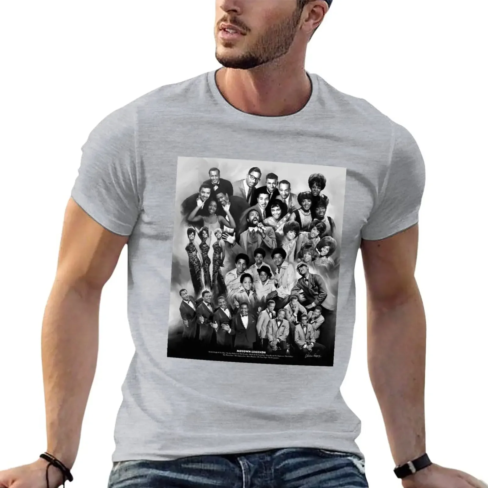 

motown legends T-Shirt sports fans quick drying customs workout shirts for men