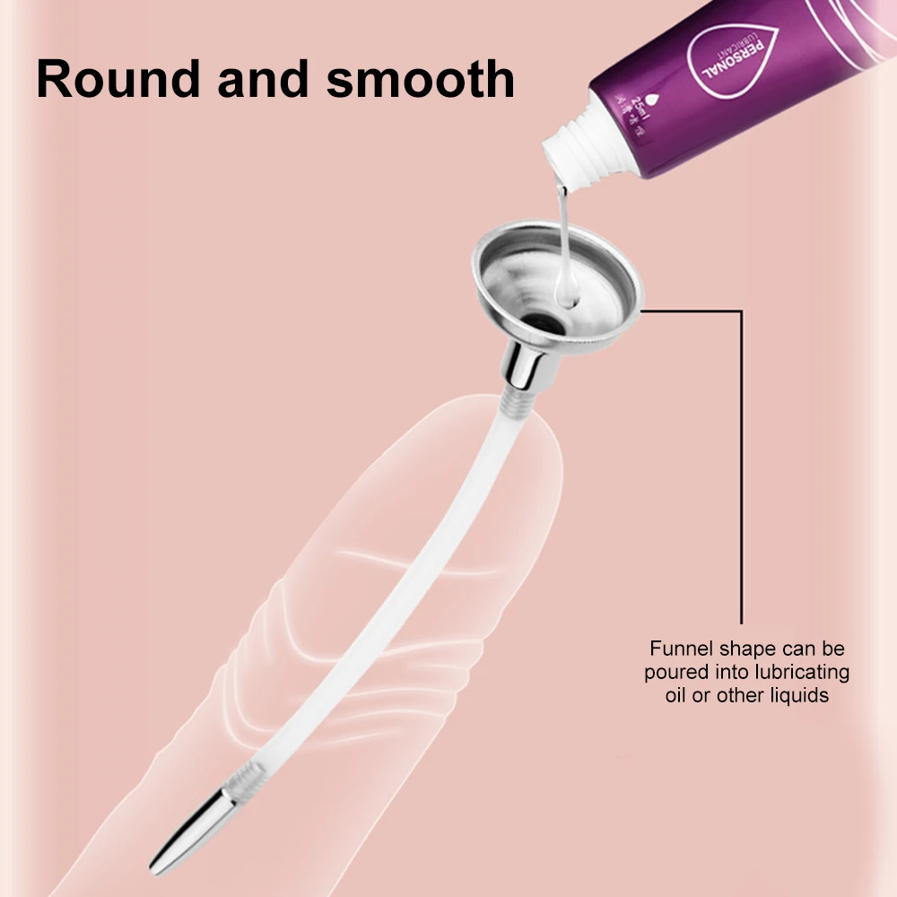 Urethral Dilator Silicone Urethral Dilator Urethral Plug Sex Shop Hollow Penis Plug