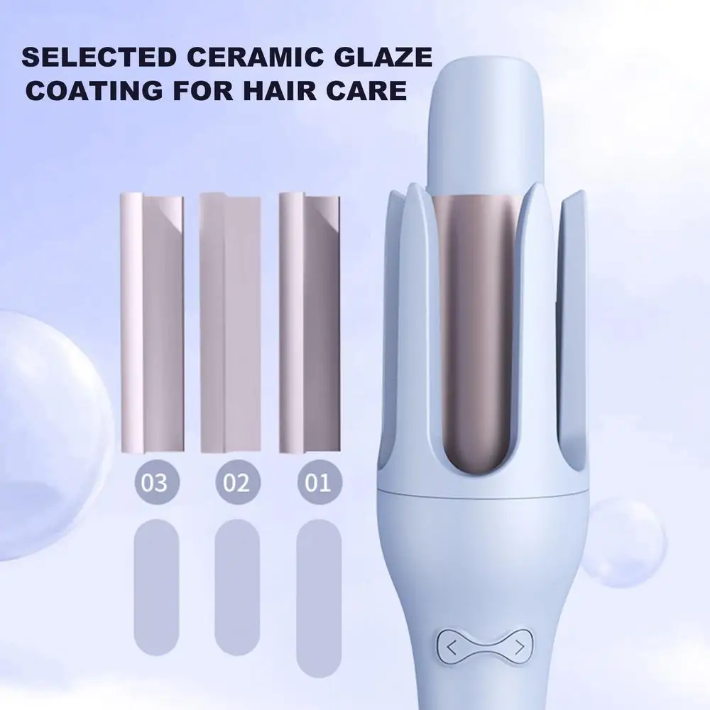 Description Picture 6 of itemAutomatic Hair Crimper Curling Iron Spinner Auto Hair Curlers 4 Temperatures Instant Heating Hair Styling Tools For Long-Lasting