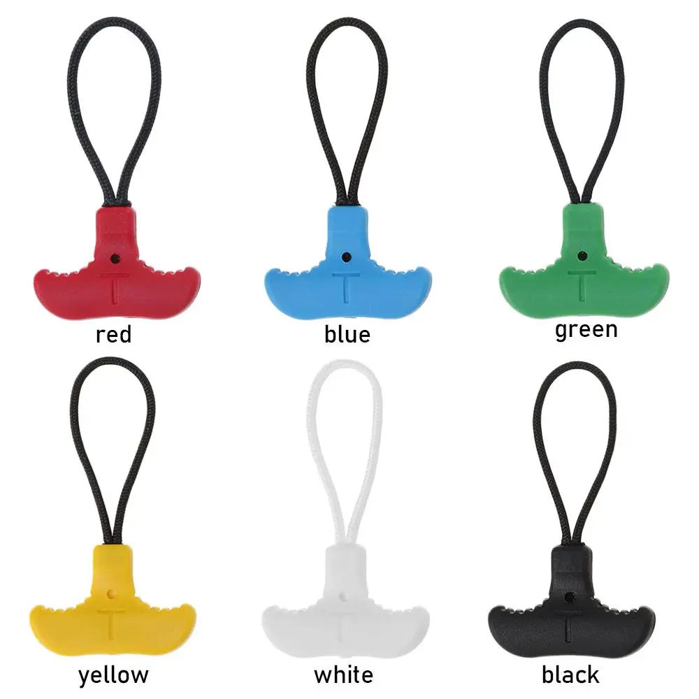 Colorful T-shaped Zipper Head Practical TPU Puller Replacement Durable Pull Fixer Tactical Bags Tent Clothing Backpack Zipper