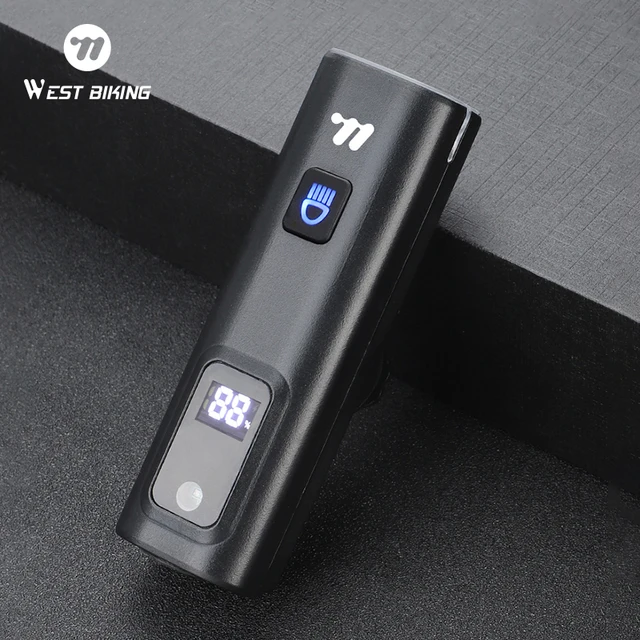 WEST BIKING 400LM Bike Light Type-C Charging LED Cycling Front Lamp Headlight Waterproof MTB Road Flashlight Bicycle Light