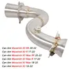 Exhaust Pipe For Can-Am Maverick X3 RRR Max RRR Replaces Original Tail Section ATV UTV Escape Slip On Stainless Steel