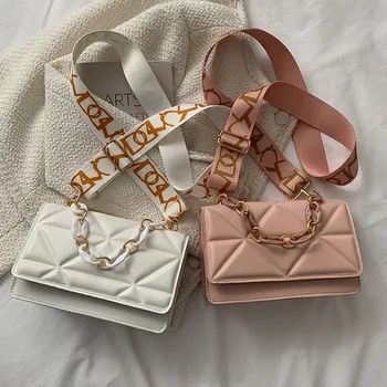Borsa a tracolla di grande capacità Borse casual moda femminile da donna Borsa con patta con pochette Crossobdy in pelle PU Accessorio streetwear