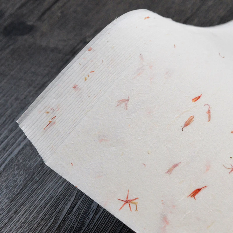 Yunlong Flower Plant Half-Ripe Rice Paper Calligraphy Painting Xuan Paper Brush Pen Hard Pen Writing Letter Papier Love Letter