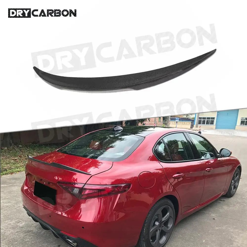 Carbon Fiber Heckspoiler Flügel für Alfa Romeo Giulia 2015-2019