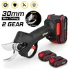 30mm Electric Pruner Shear 2 Gears Cordless Fruit Tree Bonsai Pruning Shears Electric Scissors Shrub Branch Pruning Power Tool 1